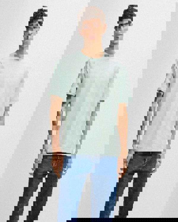 BOSS Orange TChup Mens Crew Neck Small Logo T-Shirt - Open Blue 474