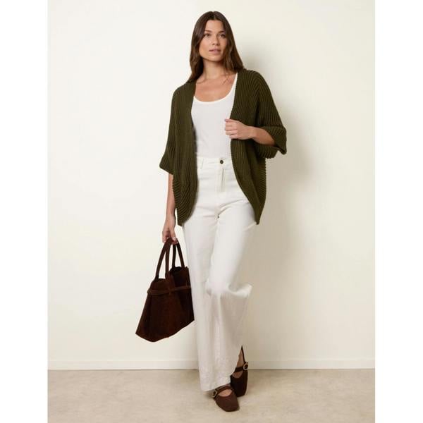 Blue Vanilla Pointelle Knit Cardigan