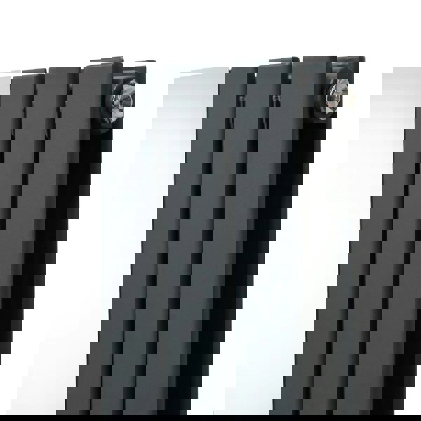 Monstershop Flat Mirror Radiator - 1800mm x 425mm - Anthracite Grey