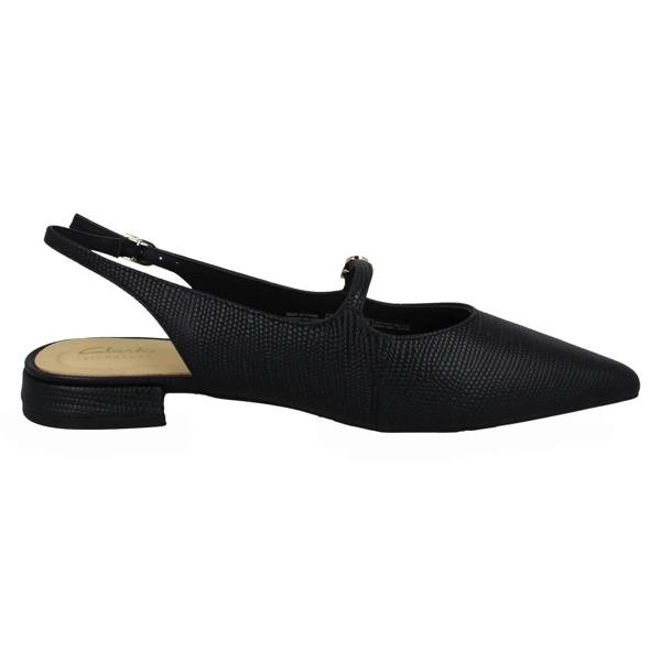 Clarks Ladies Clarks Buckle Fastening Slingback Shoes Sensa 15 Shine