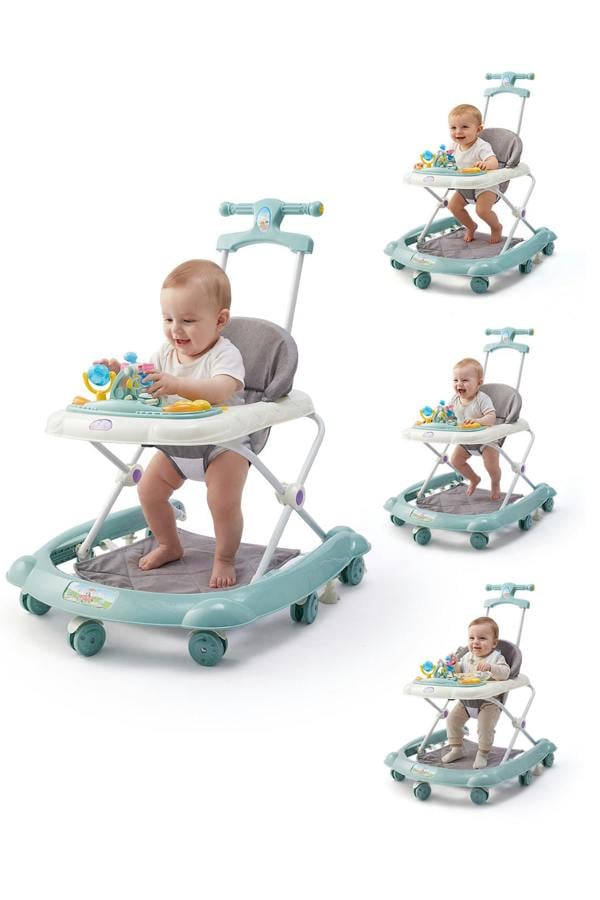 Living and Home Foldable & Adjustable Baby Walker