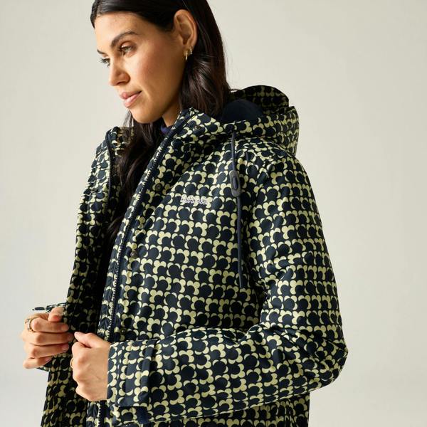 Regatta Womens/Ladies Orla Eclipse Long Length Waterproof Jacket - Navy - 