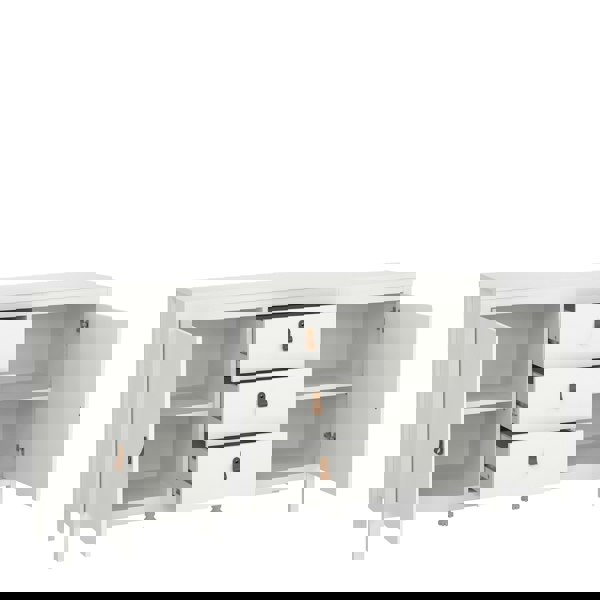 Furniture To Go Barcelona Sideboard 2 doors + 3 drawers in White