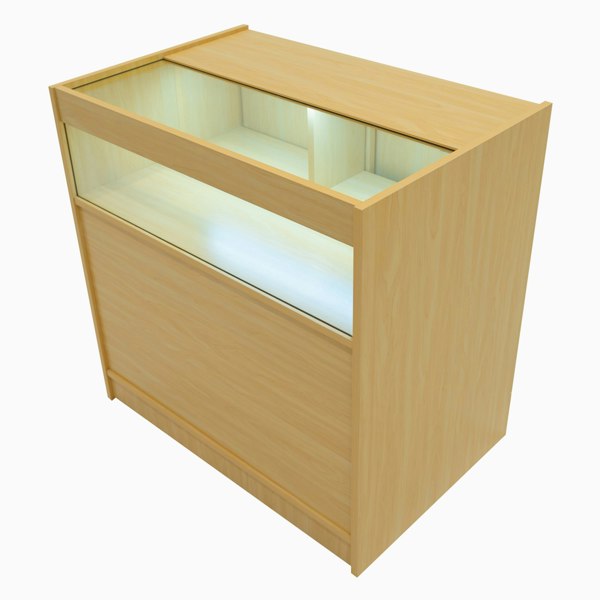 Monstershop Europa LED Shop Counter Set B900, C900, TB60 & LM60 - Maple