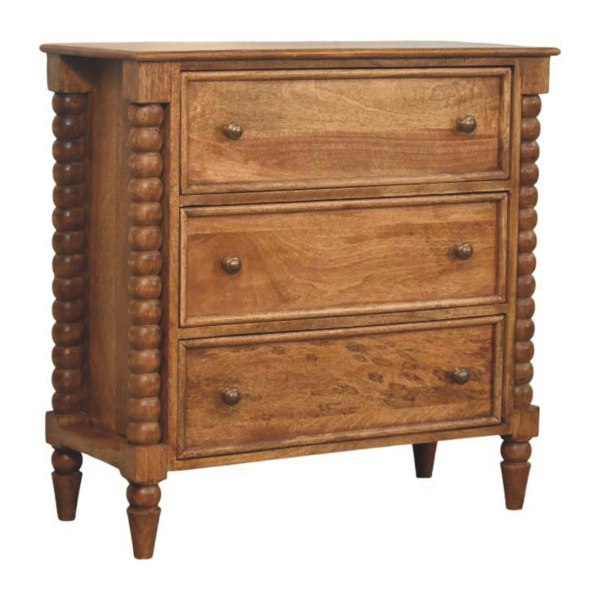 Artisan Furniture Solid Wood Spindle Chest