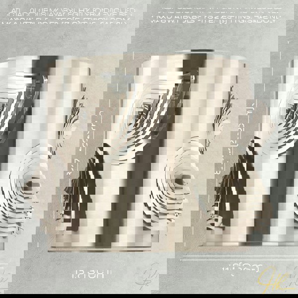 Satin Nickel Solid Metal Easy Fit Lamp Shade with Laser Cut Leaves Image 7