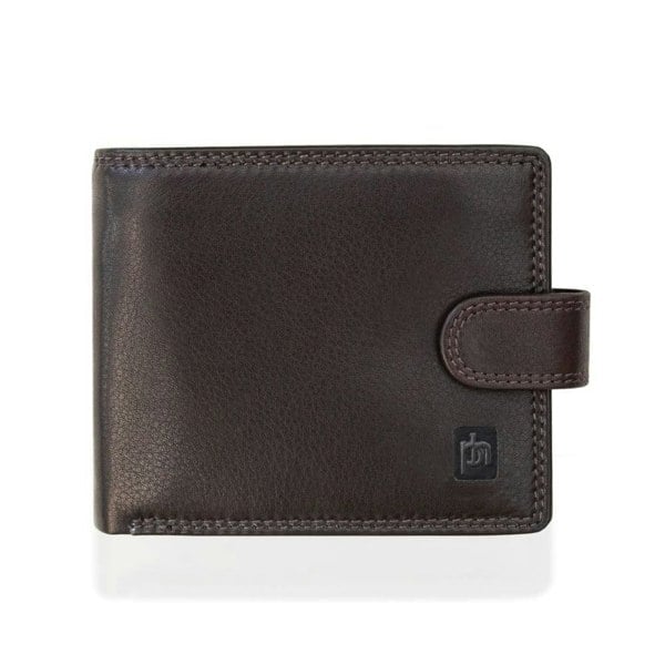 PRIMEHIDE Washington Bifold Tab Fastener Leather Wallet