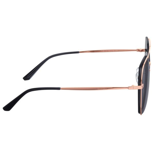 Bertha Renata Sunglasses - Rose Gold/Black - BRSBR046BK