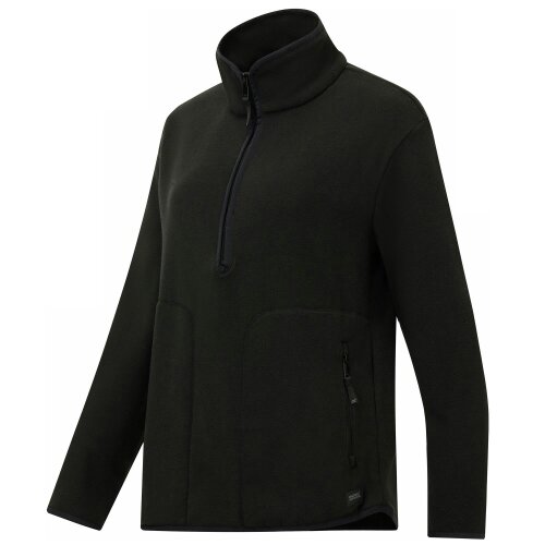 Regatta Womens Frankie Half Zip Fleece - Black - Black - 70% Polyester/30% Recycled Polyester