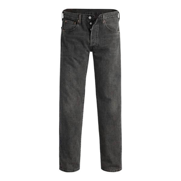 Levis Mens 501 93 Straight Jeans - Black - 