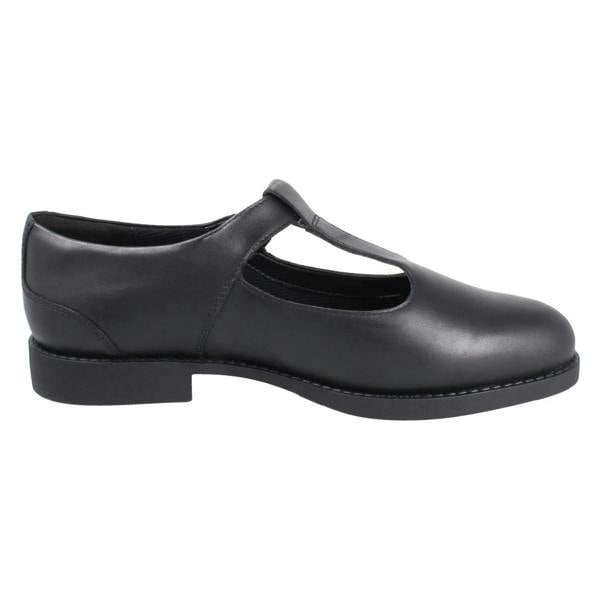 Clarks Girls Clarks Classic T-Bar School Shoes Tapa Hope