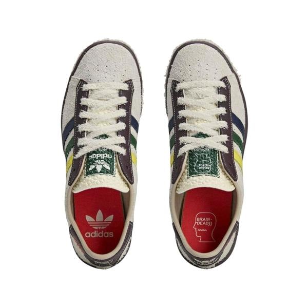 Adidas Mens Brain Dead Suede Trainers - White - 