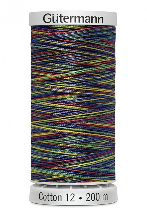 Gutermann No 12 Sulky Cotton Embroidery Thread 200m Cotton Thread Suitable For Embroidery