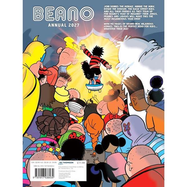 Beano Annual 2027, Annuals, Mixed Pages, Humour, Gift
