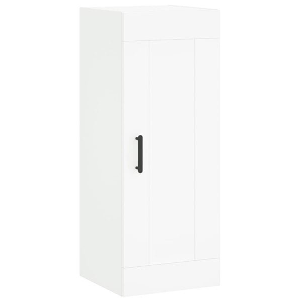 Berkfield Highboard White 34.5x34x180 cm Engineered Wood