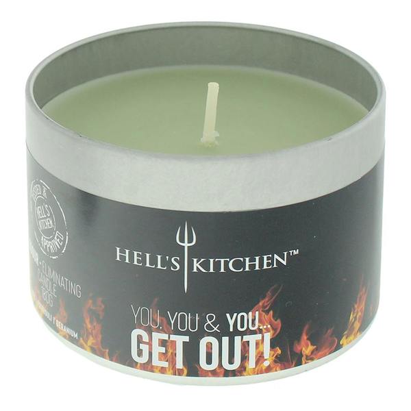 Hell's Kitchen Basil, Patchouli & Geranium Scented Candle 180g