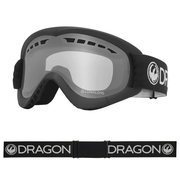 Dragon DXs - Black with Lumalens Clear Lens