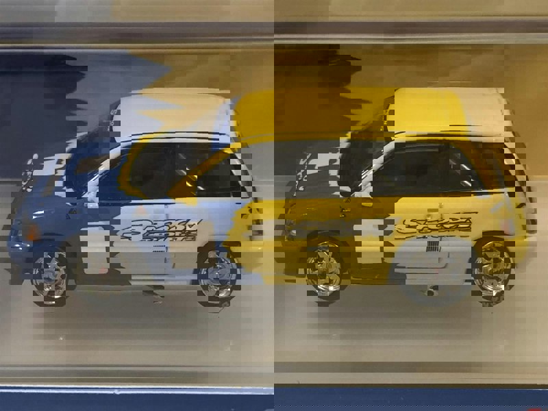 honda civic si e-at #95 spoon yellow blue 1:64 scale inno models