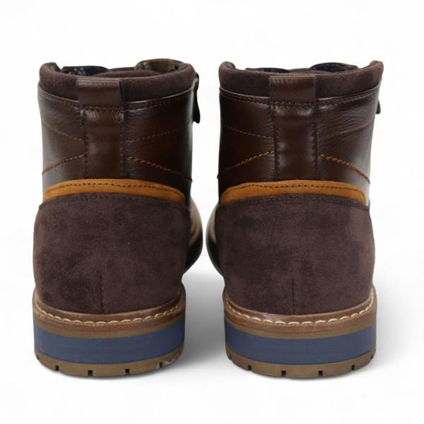 Dolcetto Men's Biker Lace-Up Ankle Boots