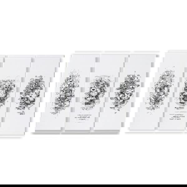 Canvas Painting Wall Decor | Set of 3 Abstract Clocks Wall art Prints