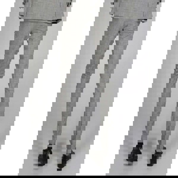 Paul Andrew Hugo - Men's Check Grey Trouser
