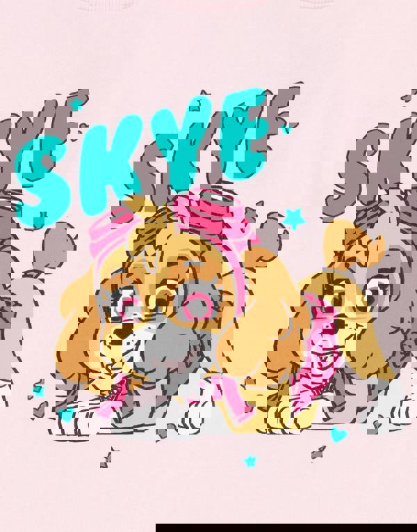 Paw Patrol Girls Multicoloured Skye Placement Print & All Over Print Leggings Dress and Leggings Set