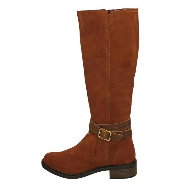 Clarks Ladies Clarks Zip Comfort Knee High Boots Maye Shine