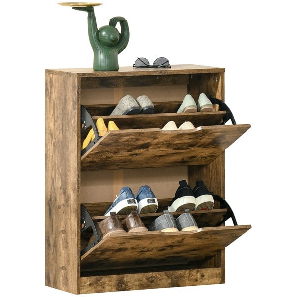 Flip-down Shoe Cabinet