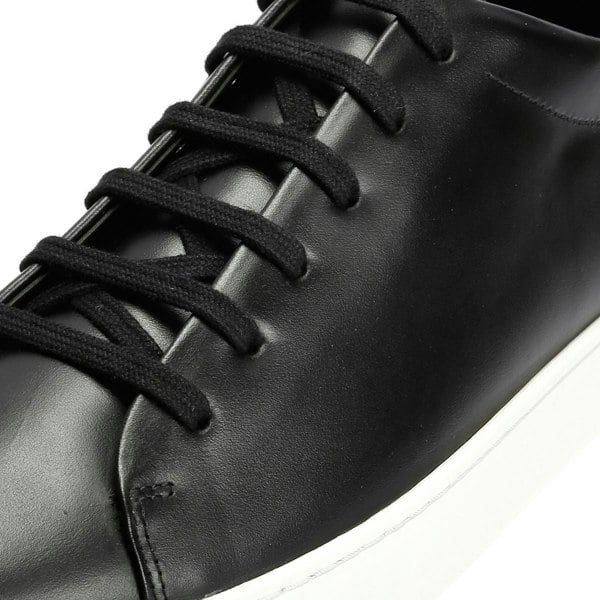 JAK Royal Leather Men's Black Trainers