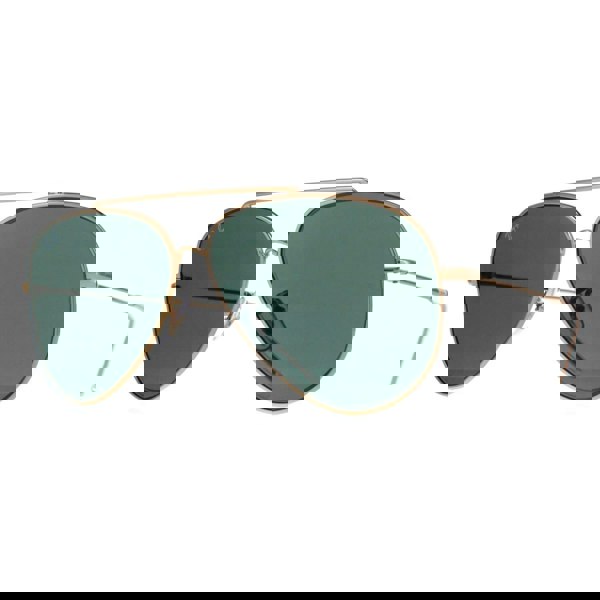 Ray-Ban Sunglasses RB0101S Aviator Reverse 001/VR Gold Green