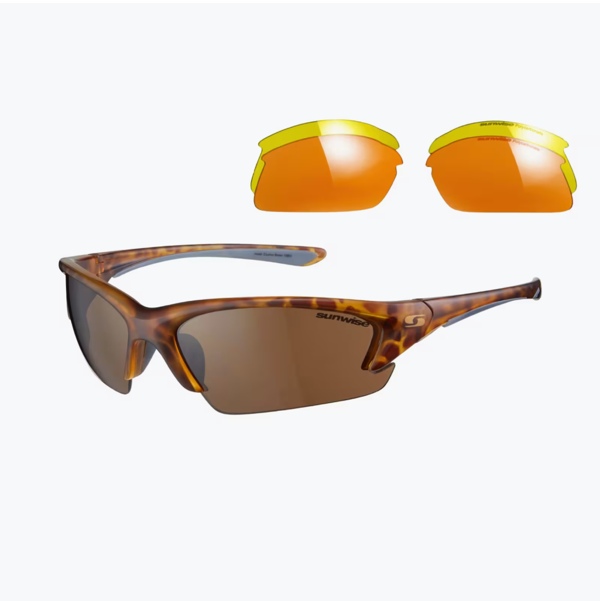 SUNWISE Equinox Brown Sports Sunglasses - Category 1-3