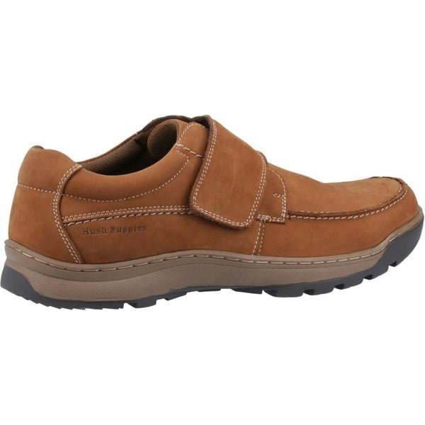 Hush Puppies Casper Touch Fastening Men's Shoes in Tan Nubuck