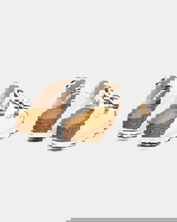 Birkenstock Arizona Narrow Birko-Flor Womens Sandals - White