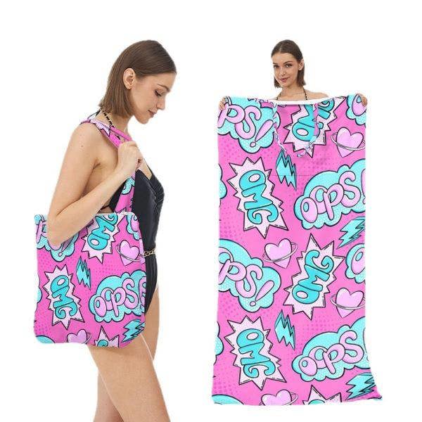 Leaper 2-in-1 Beach Towel and Shoulder Bag
