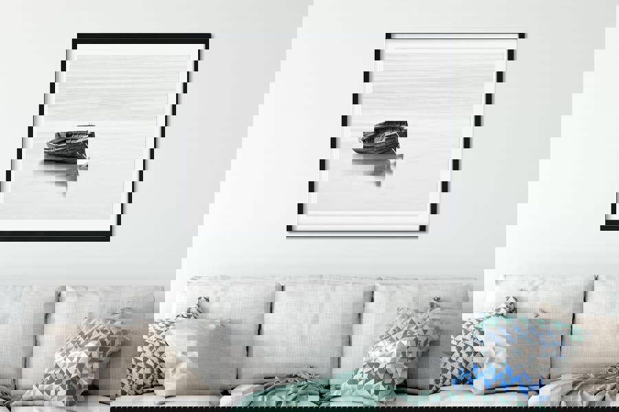 framed rowing boat artwork for walls