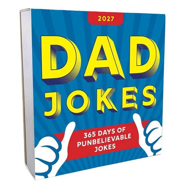Sourcebooks Dad Jokes Desk Calendar 2027, Desk Calendars, Day To View, Humour, Gift