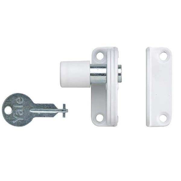 Yale Locks P123 Sash Window Presslock White - White