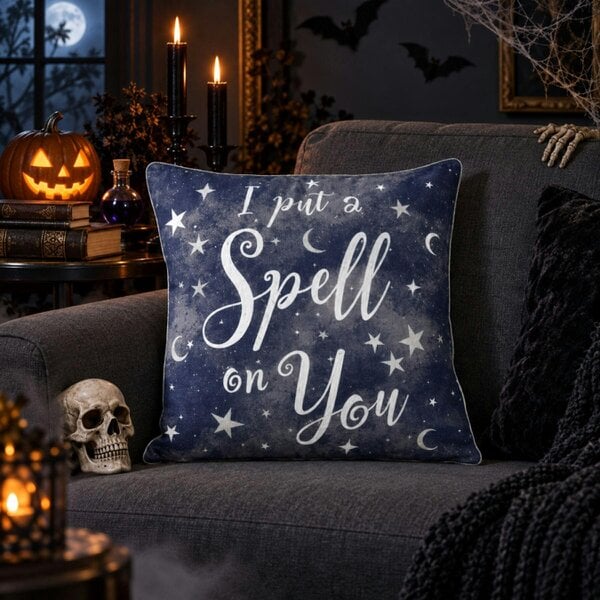 Smart Living Celestial Stars Halloween Filled Cushions 18 x 18 Inch Set of 2 or 4