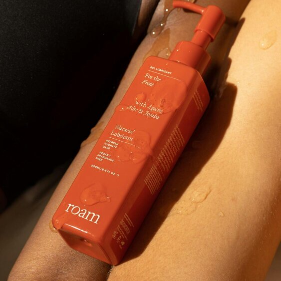 Roam Front Lube for Intimate Comfort - Natural & Vegan Water Based - 3 x 200ml
