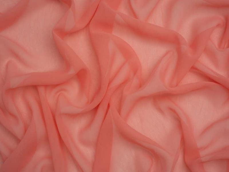 Minerva Core Range Minerva Light Sheer Chiffon Fabric - Plain Design Dressmaking Fabric, 110 cm / 44" Wide - per metre
