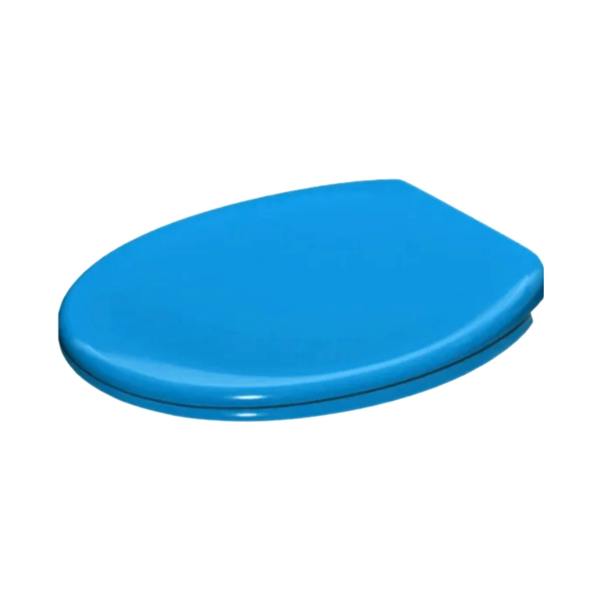 RTS Sky Blue Top Fix Slow Close Quick Release Toilet Seat - Blue
