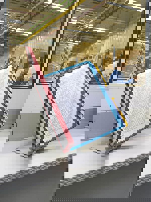 Durable VARIO TABLE 20 Display Panel Desk Stand | 20 Panels | A4 Colour Coded