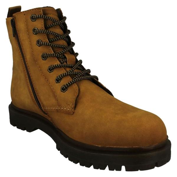 Bugatti Mens Bugatti Stylish Casual Ankle Boots 321-AC930-5500