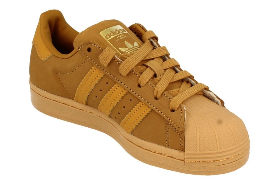 Adidas Originals Superstar Mens Trainers Sneakers  GW6228 - Mesa Brown Gum Gw6228 - Photo 3