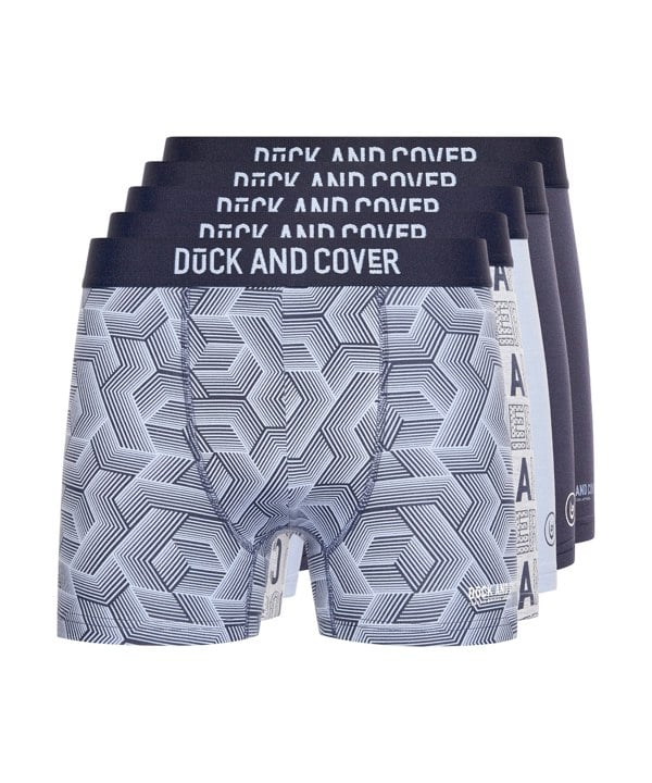 Duck and Cover Quendle Boxers 5pk Assorted