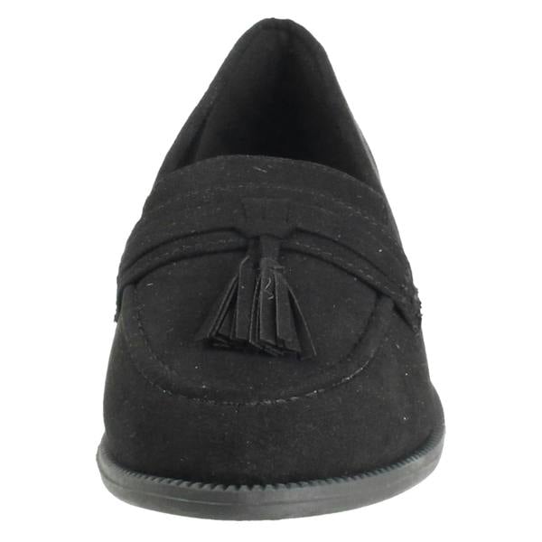 Spot On Ladies Spot On Tassel Trim Loafers F80298