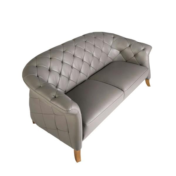 Angel Cerdá Chester sofa in grey leather 6187/6188