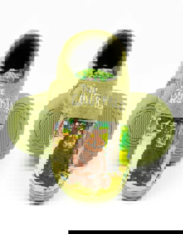 Gruffalo & Friends Unisex Kids Green Sat In The Woods Velcro Loafer Slippers