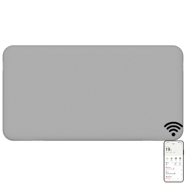 Mylek Radiator Mica Panel Radiant Heater, Wifi Enabled Smart APP 2000W Electric, Triac Thermostat