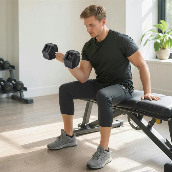Rubber Dumbbell